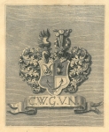 Zawartość – Content: Exlibris z inicjałem C.W.G.V.N. [Christophorus Wenceslaus Graf von Nostitz], exlibris słynne biblioteki w Luboradzu, ok. 1680 r.; Własność Intelektualna – Intellectual Property: b.d.; Prawa Majątkowe: Arkadiusz Michoński; Dookreślenie – Instantiation: cenna grafika dot. biblioteki, w której przechowywano wiele cennych dzieł. Teorię heliocentryczną Mikołaj Kopernik wyłożył w dziele „De Revolutionibus orbium coelestium” („O obrotach sfer niebieskich”). Rękopis tej pracy znajdował się w II poł. XVII w. w Luboradzu