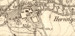 Zawartość – Content: Fragment mapy Topographische Karte (Meßtischblatt), 1:25 000, Arkusz nr 4259 (2408): Freystadt in Niederschlesien, 1933 r.; Właśność intelektualna – Intellectual Property: Reichsamt für Landesaufnahme; Prawa majątkowe: Zbiory prywatne autora; Dookreślenie – Istantiation: b.d.