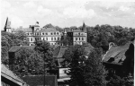 Zawartość – Content: Widok z sanatorium na pałac w Trzebiechowie, fotografia, autor nieznany, ok. 1930 r.;  Własność Intelektualna – Intellectual Property: brak danych;Prawa majątkowe: E. Bockhorn von der Bank;Dookreślenie-Istantiation: brak.