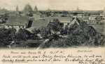 Zawartość – Content: Widok na panoramę Żar. W tle zamek i pałac. Karta pocztowa, 1901 r.;  Własność intelektualna – Intelectual Property: Edgar Schmidt, Dresden – Budapest;  Prawa majątkowe: Sławomir Falkowski;  Dookreślenie – Instantiation: brak.