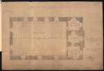 Zawartość – Content: Projekt przebudowy kościoła zamkowego w Sulechowie na Dom Gminy Ewangelickiej – rzut pierwszego piętra budynku, rysunek, 30.I.1923.;Własność Intelektualna – Intellectual Property: Curt Steinberg, Fischer.;Prawa Majątkowe: Archiwum Państwowe w Zielonej Górze.;  Dookreślenie – Instantiation: Materiał zawarty w jednostce archiwalnej Bau-Akten der Polizei=Verwaltung zu Züllichau betreffend das Hausgrundstück: Victoria Platz. Besitzer: Kirchengemeindee der Schlosskirche, sygn. 3443, s. 3, zespół: Akta miasta Sulechowa.