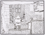 Zawartość – Content: Plan założenia pałacowego, materiał kartograficzny, 1715 r.;  Właśność intelektualna – Intellectual Property: -  Prawa majątkowe: Herder Institut, Marburg;  Dookreślenie - Istantiation: Materiał zawarty w jednostce archiwalnej.