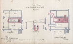 Zawartość – Content: Projekt nowego kotła dla gorzelni w majątku w Wojnowie, rysunek, 2 września 1882 r.;  Własność Intelektualna – Intellectual Property: mistrz murarski L. Bergmann, Unruhstadt;Prawa majątkowe: Archiwum Państwowe w Zielonej Górze;Dookreślenie-Istantiation: Materiał zawarty w jednostce archiwalnej Die Errichtung einer Dampfbrennerei auf dem Guthe Großdorf und Woynowo, sygn. 100, zespół: Obwodowy Urząd Policji Państwowej w Kargowej. 