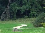 Park Mużakowski – Jedna z krętych parkowych ścieżek.