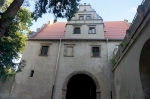 Zamek w Siedlisku, budynek bramny, elewacja zachodnia.