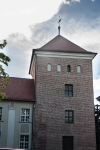 Sulechów, gotycka wieża zamkowa – widok od wsch.
